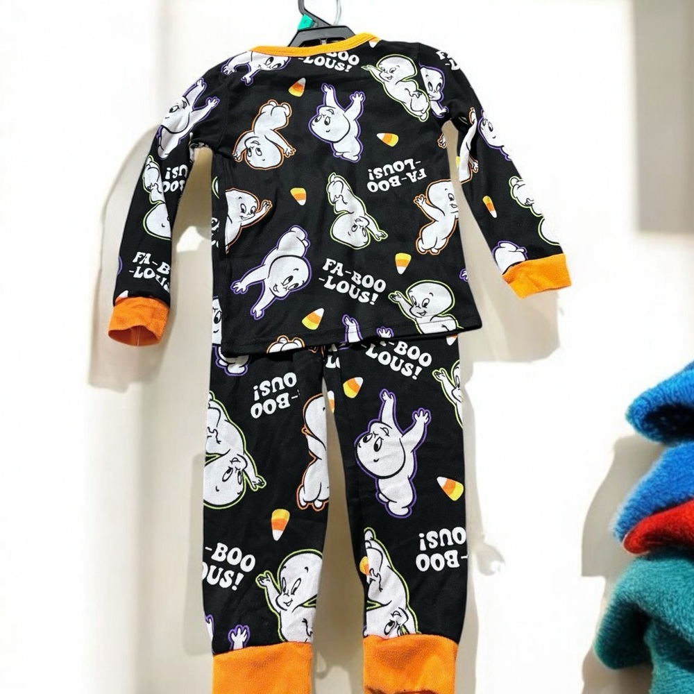 Casper the friendly ghost toddler Halloween pj set
